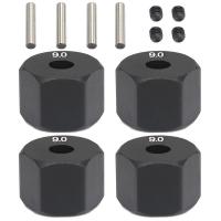 4Pcs 12MM Wheel Hex Hub for 1/10 RC Crawler Axial SCX10 Traxxax Trx4 Tamiya MST RC Car Part