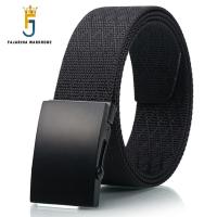 FAJARINA New Novelty Uni Quality Patchwork Nylon Automatic Style Straped Female Male Belts for Women 38mm Width 2019 CBFJ0036