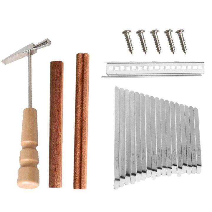 yf-anti-rust-kalimba-sets-thumb-shrapnel-wood-tuning-musical-instrument-supplies