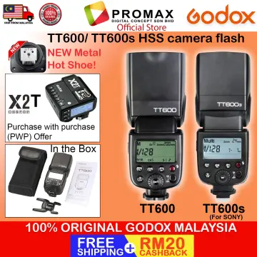 Godox Thinklite TT600 2.4G Wireless GN60 Master/Slave Camera Flash  Speedlite Built-in Godox X system Direct Control of Godox X system Flash  for Canon Nikon Sony Pentax Olympus Fuji Lumix SLR Camera