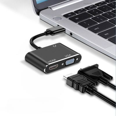 USB 3.0 Ke HDMI VGA USB 1/2 Ke 2 Port Output Simultan dengan Konverter Video Audio HD