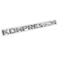 KOMPRESSOR พลาสติกโครเมี่ยม,สติกเกอร์3D สัญลักษณ์ป้ายโลโก้สำหรับ Mercedes Benz SLK CLK ขนาด ML GL B C E S คลาส CL55 CLC200 C180 SLK200