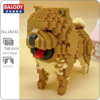 Balody 18241 Animal World Chow Chow Dog Stand Pet Doll 3D Model DIY Mini Diamond Blocks Bricks Building Toy for Children no Box