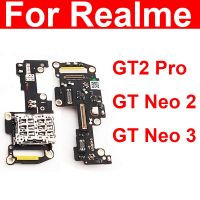 ช่องใส่ซิมการ์ด บอร์ดไมโครโฟนสําหรับ Realme GT2 Pro GT Neo 2 3 ไมโครโฟน ซิมการ์ด คอนเนคเตอร์ บอร์ด ชิ้นส่วนสายเคเบิลแบบยืดหยุ่น