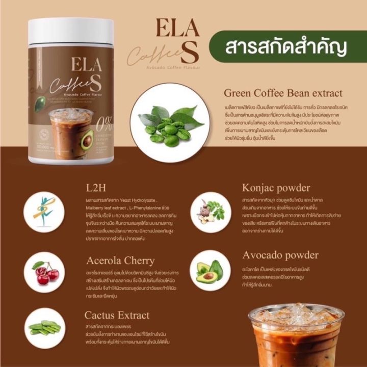 พร้อมส่ง-อีล่าเอส-กาแฟ-โกโก้-คุมหิว-เผาลาญไขมัน-ลดไขมันเก่าสะสม-ของนะนุ่น