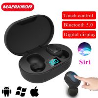 Bluetooth Earphones Wireless Headphone for Iphone Siri Power Display Sports Game Waterproof Earbuds Headsets Microphone Portable Over The Ear Headphon