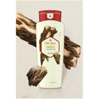 *ครีมอาบน้ำ* Old Spice Fresher Collection Timber สดชื่นในป่าทึบเขตหนาว กลิ่นผสมผสานของเปลือกไม้สนและความหอมของไม้จันทน์