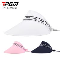 PGM Women Golf No Top Caps Sunscreen Sunshade Big Brim 15.8cm UV Protection Ladies Sun Hat MZ047