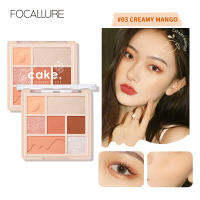 Focallure 3 In 1 Cake Makeupธรรมชาติ  Palette High เม็ดสี เรียบเนียนEเครื่องสำอางค์สำหรับหนังตา,อายชาโดว์ ที่ปัดแก้ม ไฮไลท์เตอร์ เครื่องสำอางค์