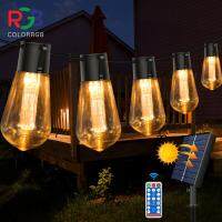 9.8m 30LEDS Solar String Lights Outdoor Patio Lights,Remote Control, 8 Mode ,Shatterproof Bulbs , Weatherproof Hanging