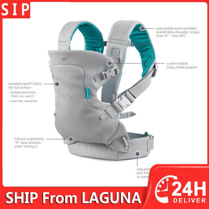 Baby Carrier Flip 4in1 Light Airy Convertible Carrier (with COOL