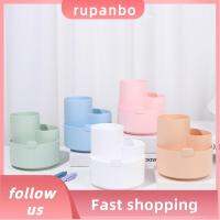 RUPANBO039392692 โต๊ะเป็นระเบียบเรียบร้อย ที่ใส่ปากกาหมุน พลาสติกทำจากพลาสติก มัลติกริด กล่องเก็บปากกา ทนทานต่อการใช้งาน จุได้มาก เครื่องเขียนออแกไนเซอร์ เครื่องเขียนสเตชันเนอรี