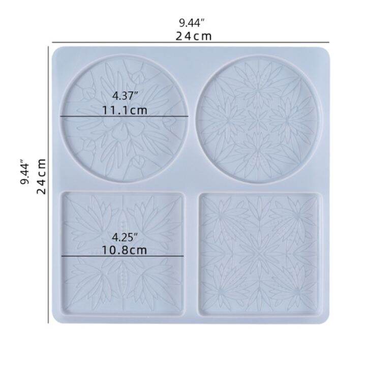 4-cavities-mandala-flower-pattern-coaster-epoxy-resin-mold-cup-pad-drink-mug-mat-silicone-mould-diy-crafts-decor-mold