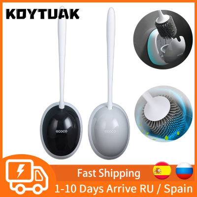Wall Hanging Toilet Brush WC Accessories Durable Household No Dead Corners Toilet Cleaning Brush Silicone Bathroom Accessories