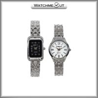 [READY STOCK] Women Watch Silver Stainless Steel Waterproof Jam Tangan Wanita Perempuan Kalis Air Premium Mewah