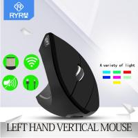 ZZOOI RYRA Ergonomic Vertical Wireless Mouse 2.4Ghz Optical Skin 6 Buttons Comfortable Gaming USB Mice With Adjustable DPI For Laptops