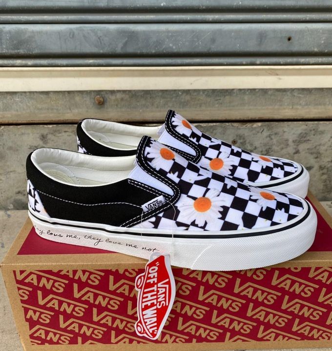 อันดับ1รองเท้าvans-slip-on-checkerboard-สินค้าพร้อมส่งทุกไซส์ที่สำคัญรับประกันของใหม่-100-อุปกรณ์พร้อมกล่อง