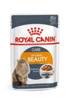 Royal Canin Intense Beauty Gravy รอยัลคานิน อาหารเปียกแมวโตบำรุงขนและผิวหนัง (85g)