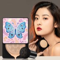 Mushroom Head Makeup Air Cushion BB Cream Foundation For Face Concealer With Butterfly Pattern Beauty Cosmetics CC Cream Compact