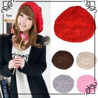 YUYU Fashion Winter Baggy Ski Beret Beanie Knitted Cap Crochet Hat