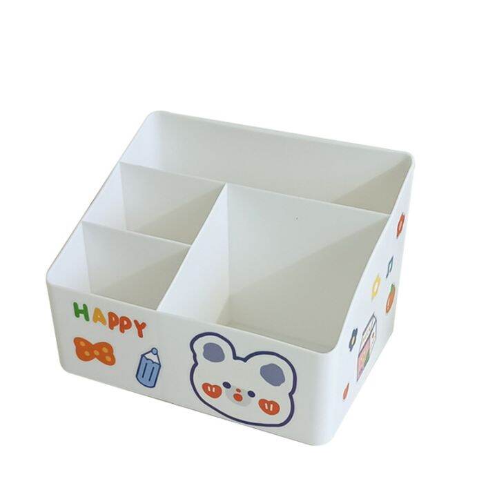 cod-ins-simple-desktop-storage-box-student-dormitory-cosmetics-finishing-multi-functional-cute-grid-pen