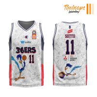 THL X NBL 36ERS Looney Tones Edition Space Jam Tunesquad Jersey  Full Sublimation Basketball Jersey