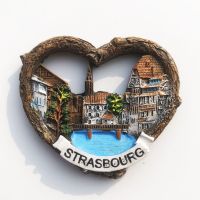 【YF】♀  Strasbourg tourism Memorial decoration three-dimensional resin painted refrigerator