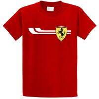 Ferrari graphic cotton O-neck T-shirt for men