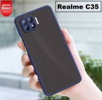 เคสขอบสี เคสrealme C35 เคสเรียวมี case realme C35 เคสโทรศพท์ realme C35