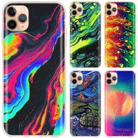 ✹❅ Soft Silicone Phone Case For iPhone 12 11 Pro X XR XS Max XR 6 7 8 G Plus SE 2020 5 Cover Abstract Bright Lsd Trippy