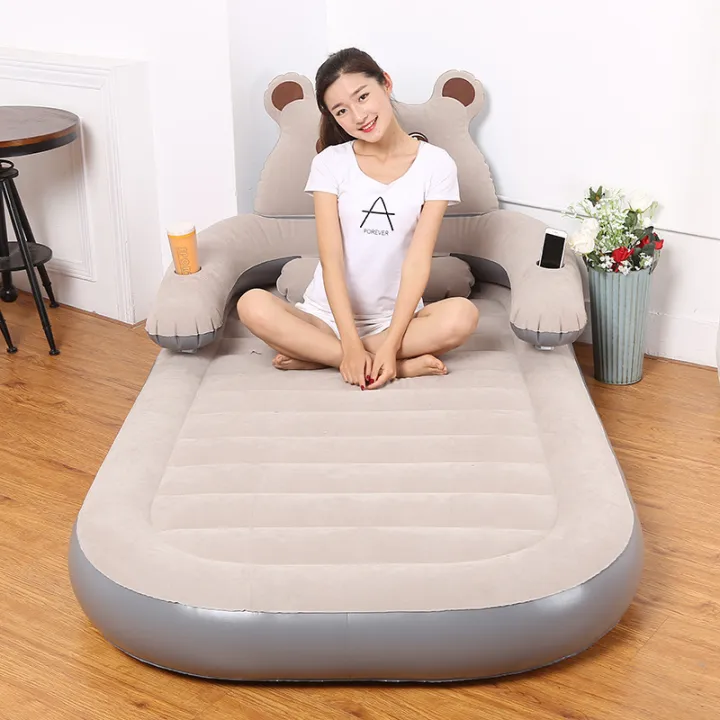 bkkgo-ฟรี-ปั้มลมไฟฟ้า-ที่นอน-air-mattress-ที่นอนลม-โซฟาเป่าลม-ที่นอนเป่าลม-คู่สามีภรรยาในประเทศ-ที่นอนลม-พับเก็บได้-ถอดออกได้-แถมฟรีอุปกรณ์สูบลมไฟฟ้า