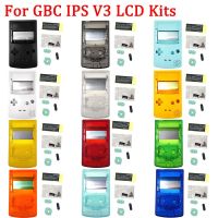 จอแสดงผลลามิเนตสำหรับ V3 IPS เคสกันน้ำ Housing Shell สำหรับ GBC IPS พร้อมแผ่นตัวนำไฟฟ้า Ruer เคสมือถือสำหรับ J93สี Gameboy