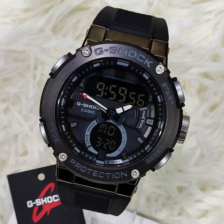 G Shock GST-B200 | GSTB200 Dual-Time Navy Military Actual-Pic Action ...