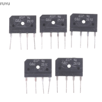 FUYU 5pcs GBJ2510 2510 25A 1000V SINGLE PHASE DIODE Bridge แก้ไข