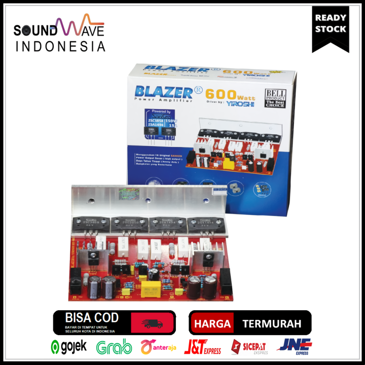 KIT BLAZER 600W YIROSHI POWER AMPLIFIER MONO BELL | Lazada Indonesia