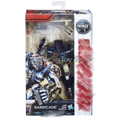 Original Hasbro Transformation Toy BARRICADE DECEPTICON BERSERKER Premier Edition 15Cm Movie Dark Of The Moon Action Figure Gift