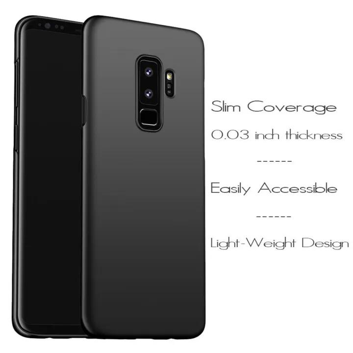 LUWOAN Galaxy S9 Plus Case Slim Fit Anti-Slip Hard Plastic Anti-Scratch Resistant Cover For Samsung Galaxy S9 Plus