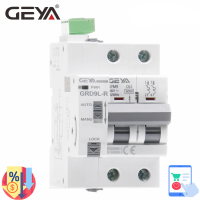 LIG GEYA Din Rail เบรคเกอร์วงจรอัตโนมัติ Recloser เบรกเกอร์ขนาดเล็ก GRD9L-R GYM9 2P MCB 6KA Smart MCB พร้อมใบรับรอง CE