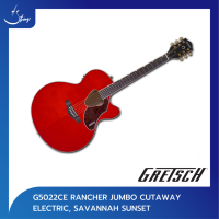 กีตาร์โปร่ง G5022CE Rancher Jumbo Cutaway Electric, Savannah Sunset | Strings Shop