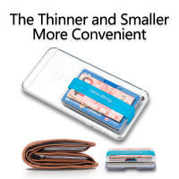 Slim Credit Card Holder Man Business Card Cases Money Small Wallet ID Holder Polycarbonate Clip Women