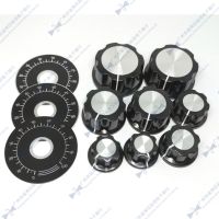 【On Sale】 Nivasco General Trading Type A สีดำ Bakelite Knob Cap MF-A01 MF-A02 MF-A03 MF-A04หมวกลูกบิด Scale ชิ้นเส้นผ่านศูนย์กลาง Potentiometer