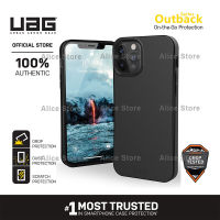 UAG Outback Series Phone Case for iPhone 12 Pro Max / 12 Mini with Military Drop Protective Case Cover - Black