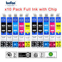 Befon X10 Full Ink 16XL Ink Cartridge Replacement For Epson T1631 T 1631 16XL 16 XL For WF-2010W 2510WF 2520NF 2530WF 2540WF