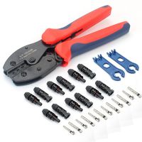 Solar Crimping Tool Kit High Efficiency Portable PV Cable Crimp Pliers Connectors Wrench Set