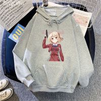 Lycoris Recoil Kurumi Japanese Anime Hoodies Kawaii Cartoon Manga Sweatshirt Men Women Long Sleeves Tracksuit Pullover Graphic Size Xxs-4Xl