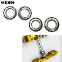 OTOM 1 Pair Motorbike Steering Head Stem Bearings Off Road Motorcycle Taper Roller Bearing Kit For SUZUKI RMZ250 RMZ450 RMX450 Furniture Protectors Re