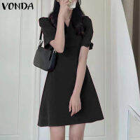 (จัดส่งฟรี)Fancystyle VONDA ชุดเดรสสั้นคอวีจับจีบสำหรับผู้หญิง,ชุดเดรสแฟชั่นขนาดเล็กสำหรับใส่ในวันหยุดฤดูร้อน