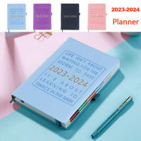 2023-2024กรกฎาคม-มิถุนายน Planner ภาษาสเปนโน้ตบุ๊ค A5 PU หนังโรงเรียน Agenda Planner รายสัปดาห์รายเดือน Diary Organizer