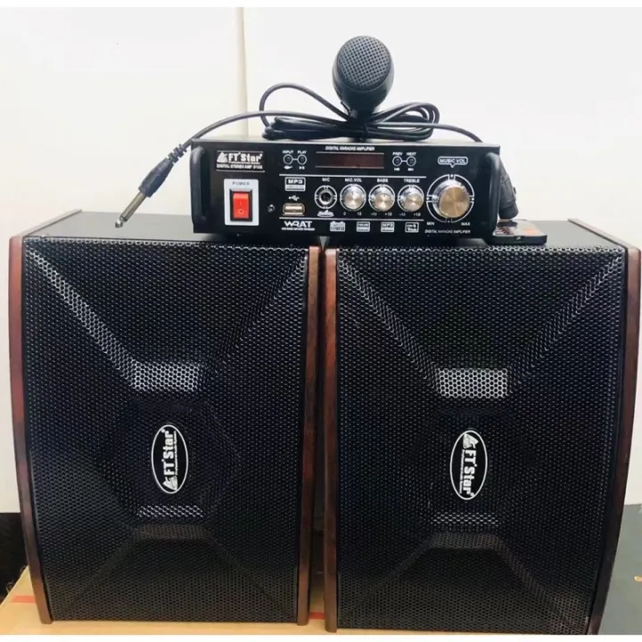 Megapro FT Star BN208 Micro Component System(Amplifier +Speaker +Mic
