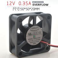 ►✁2023ใหม่... RB5020SM EVERPLOW ใหม่5020 5ซม. 12V 0.35A พัดลมทำความเย็นใบ้